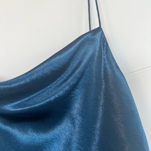 NWT Cinq à Sept Lazuli Ryder Satin Mini Dress.